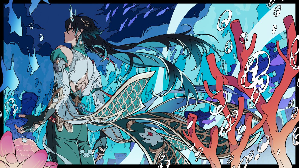0tiyo's tweet photo. 🐉🐉
#飲月 #スターレイル #HonkaiStarRail https://t.co/Eji9g0dzEX