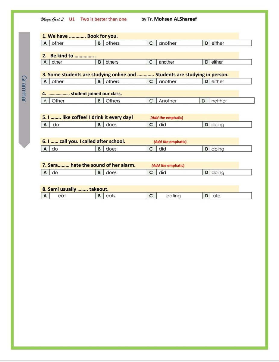 M7sn515's tweet photo. MG3.1
Two is Better Than One 
Revision 
Unit1 https://t.co/hLLIwyhhPQ