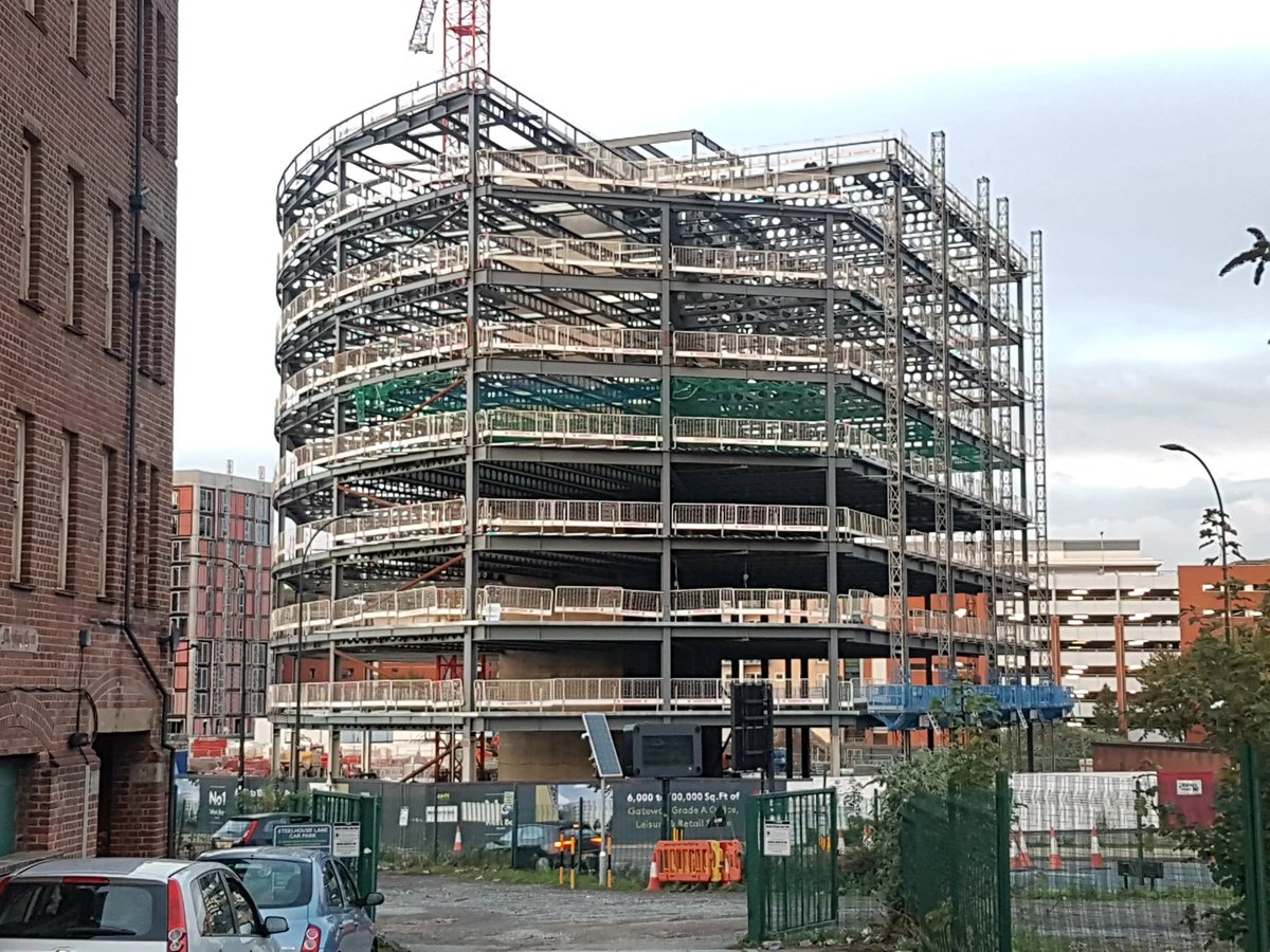 Steelwork is rising fast at 1 West Bar Square <a href="/WestBarShf/">West Bar</a> <a href="/bandkbuild/">Bowmer+Kirkland</a> #sheffieldissuper p.c. See Word Na