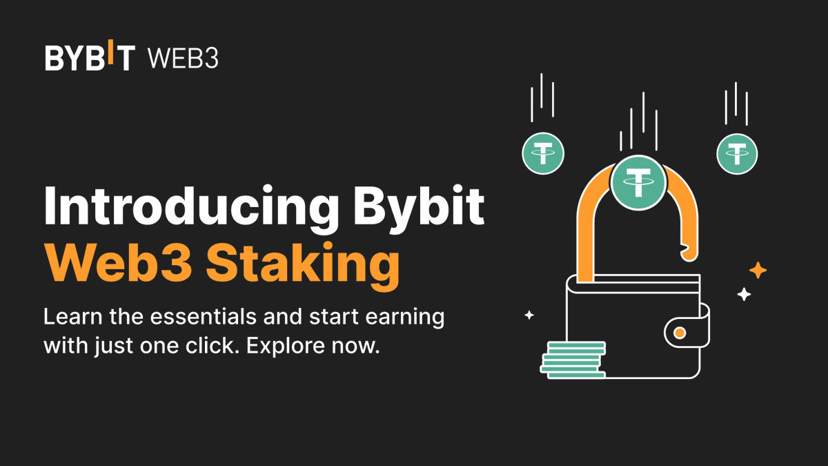 Considering staking as a crypto strategy? See how Bybit Web3 Staking simplifies the process for both beginners and experts. 📈 

Find out more here: i.bybit.com/ab14nzvl  ! 📈 

#Bybit #Staking
