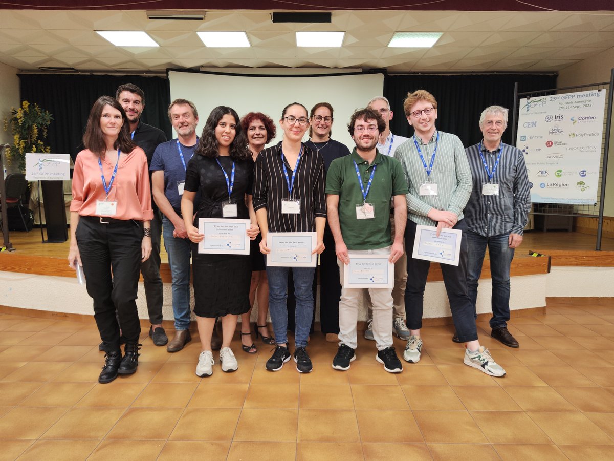Congratulations to the four winners of the #GFPP23 oral communications and posters offered by #GENEPEP