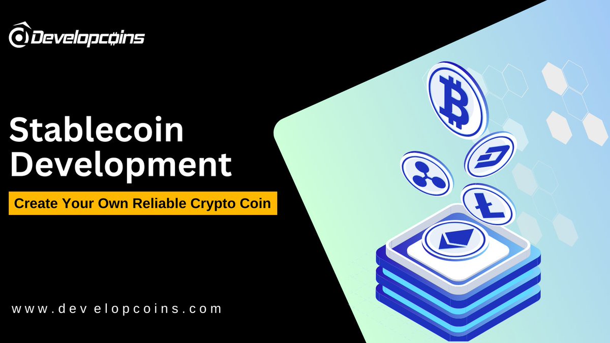 developcoins's tweet image. Are you ready to revolutionize the world of #cryptocurrencies? Look no further– #Developcoins are your premier #StablecoinDevelopment Services Provider! We are experts in creating robust, innovative #stablecoin solutions 
Explore: developcoins.com/stablecoin-dev…

#technology #blockchain