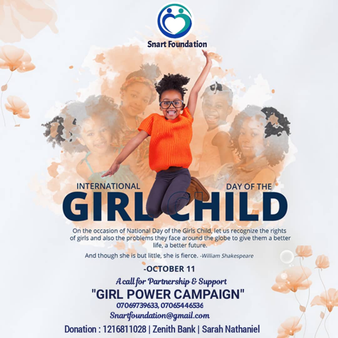 NathanielSarah2's tweet photo. A collective effort is needed to support girls to achieve their potentials.
#snartfoundation
#genderequality
#GREAP
#Girlsrights https://t.co/wpYhUwtRIx