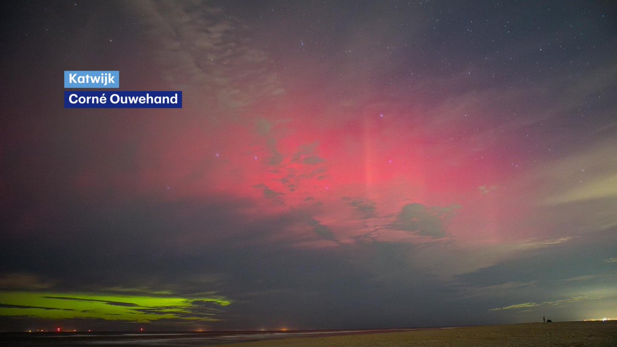BuienRadarNL's tweet photo. Het was een kleurrijk schouwspel vannacht aan de Nederlandse hemel. Het noorderlicht was zelfs met het blote oog waar te nemen! Iets wat niet vaak gebeurd in Nederland.
Ook foto's gemaakt van de kleurrenpracht aan de nachtelijk hemel? Stuur ze in via:
https://t.co/x9O8364HEo https://t.co/I0jJi2dPKC