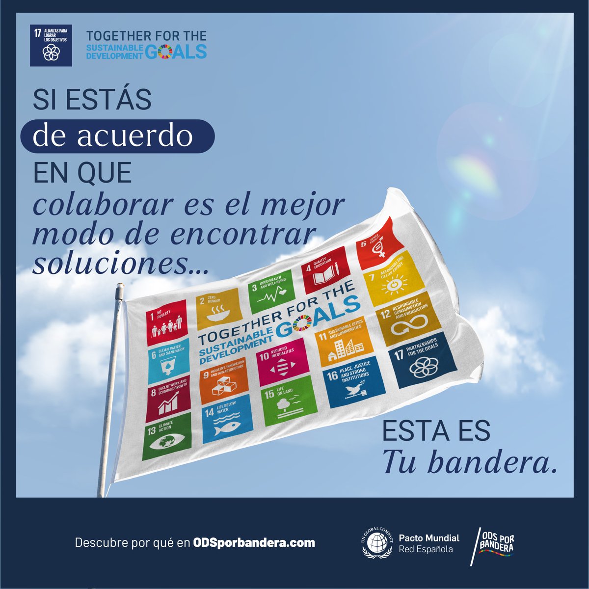 Hidraqua (@infohidraqua) on Twitter photo ¡Hoy celebramos el 8º aniversario de la aprobación de los 17 Objetivos de Desarrollo Sostenible #ODS de la #Agenda2030!
Desde @infoHidraqua nos unimos a la campaña #ODSporbandera de <a href="/PactoMundial/">Pacto Mundial de la ONU España</a> para afrontar con éxito el reto de la sostenibilidad global. 🌍 #TogetherForTheSDGS ¡Hoy celebramos el 8º aniversario de la aprobación de los 17 Objetivos de Desarrollo Sostenible #ODS de la #Agenda2030!
Desde @infoHidraqua nos unimos a la campaña #ODSporbandera de <a href="/PactoMundial/">Pacto Mundial de la ONU España</a> para afrontar con éxito el reto de la sostenibilidad global. 🌍 #TogetherForTheSDGS