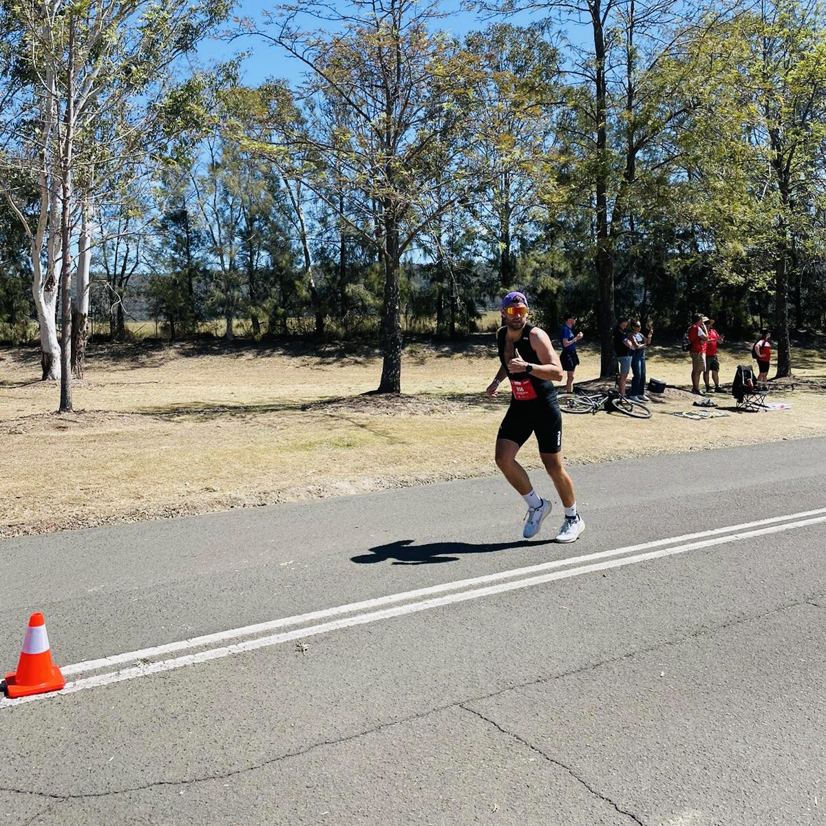 Touched some grass this weekend. 

Completed my first (and probably last) Ironman 70.3 event.