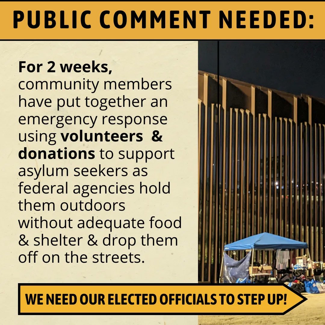 ISDPersist's tweet photo. 📣 Public Comment Needed!

Responding to a letter from @SDIRC, SD County Board of Supervisors is meeting on Sept 26 &amp; voting on a statement declaring that they will NOT release additional funds &amp; do NOT have a responsibility to help asylum seekers.

They need to hear from YOU! https://t.co/RO26NE8jeM