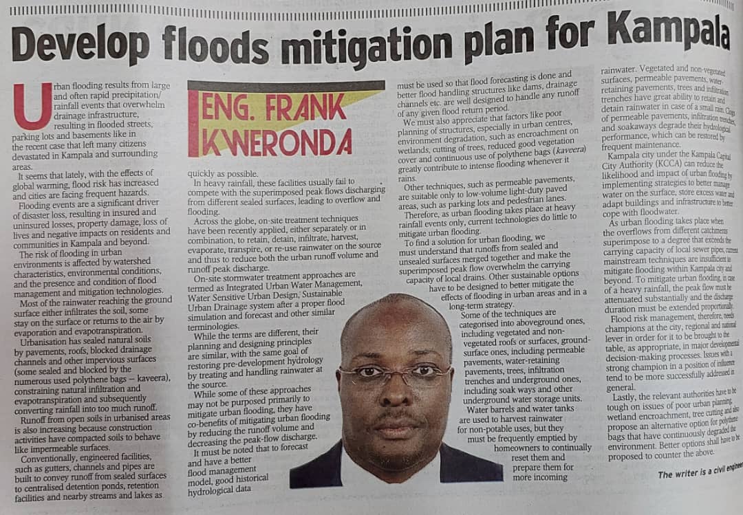 What is your view on floods?