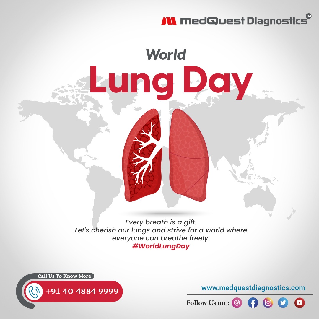 MedQuestDiagno's tweet photo. Today, on World Lung Day, let's unite for healthier lungs. Share your tips for clean air, show support for those fighting lung diseases, and remember, every breath is a gift. 
#medquestdiagnostics #hyderabad #WorldLungDay #LungHealth #BreatheEasy #HealthyLungs #RespiratoryHealth https://t.co/AgAnXdrbsI