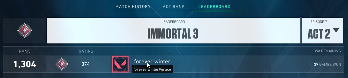 vietaki's tweet photo. Yeah, people will do anything for ELO. Blatant win-traders getting away with actual robbery, 15 games in a row. Thrower runs it down and doesn't comm.

forever winter#grace
U R LOWSTUCK XD#NRG

Please stop them @riotgames @VALORANT https://t.co/p62jI8WraI