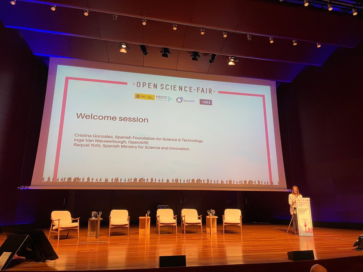 MiguelABentez's tweet image. Here we are, in Madrid in #osfair2023 

Thanks to @FECYT_Ciencia @PilaRicoCastro @OpenAIRE_eu to organise this amazing meeting 

@BCAMBilbao