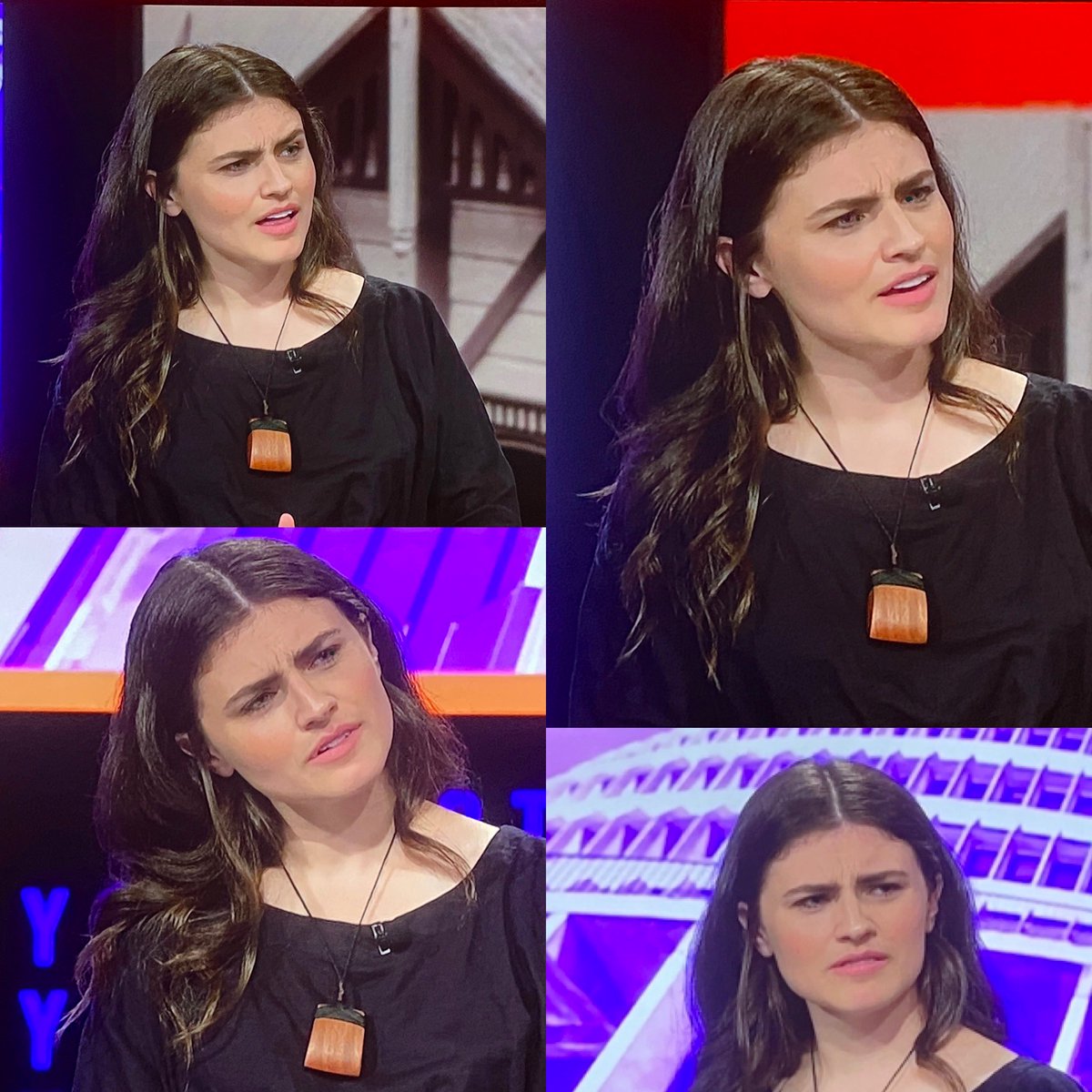 petergraczer's tweet photo. chloe swarbrick’s reactions to nz first dude in tonight’s debate are everything https://t.co/dvqPU57cGH