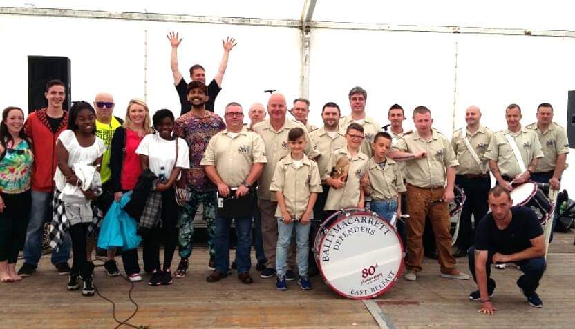 BeyondSkin's tweet photo. 2016, we invited Ballymacarett Flute Band to perform with a Sri Lankan beatboxer a @BeatCarnival festival in Belfast. Although successful, the representation of Marching Bands at 'Multicultural' events hasn't happened on the scale we hoped.
Applauding @ForwardSouthPB #OpenBotanic https://t.co/VQWszZEllN
