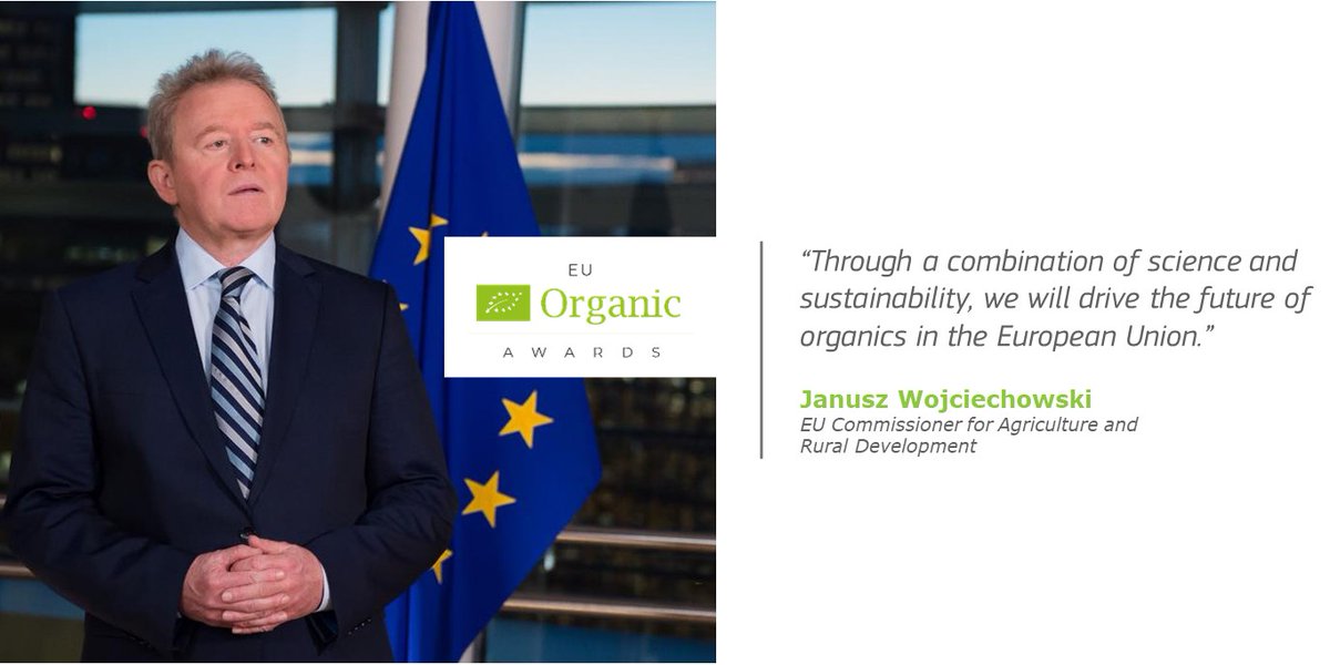 "Now is the time to embrace organic farming, to support it, develop it, and to place it at the heart of our European food system." - Commissioner <a href="/jwojc/">Janusz Wojciechowski</a> opening the floor at the #EUOrganic Awards