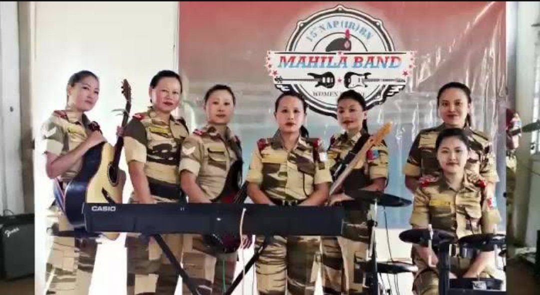 ambajamir's tweet photo. The #NagalandPolice (Indian Reserve) #MahilaBand making it to the final rounds of @INDIASGOT is amazing. They are not fulltime musicians but cops who love music. I just hope they come out of their comfort zone & be more original & take risks. Best wishes. @rupin1992 #Nagaland https://t.co/eSehypnC1f