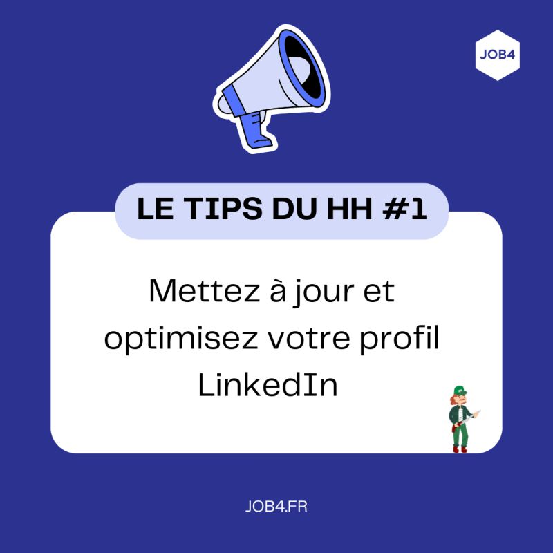 Le tips du headhunter 🏹🔥

Un profil LinkedIn bien construit est essentiel pour attirer l'attention des recruteurs.

Utilisez des mots-clés pertinents pour votre secteur afin de faciliter votre découverte par les chasseurs de tête.

RDV sur job4.fr 🔗

#JOB4