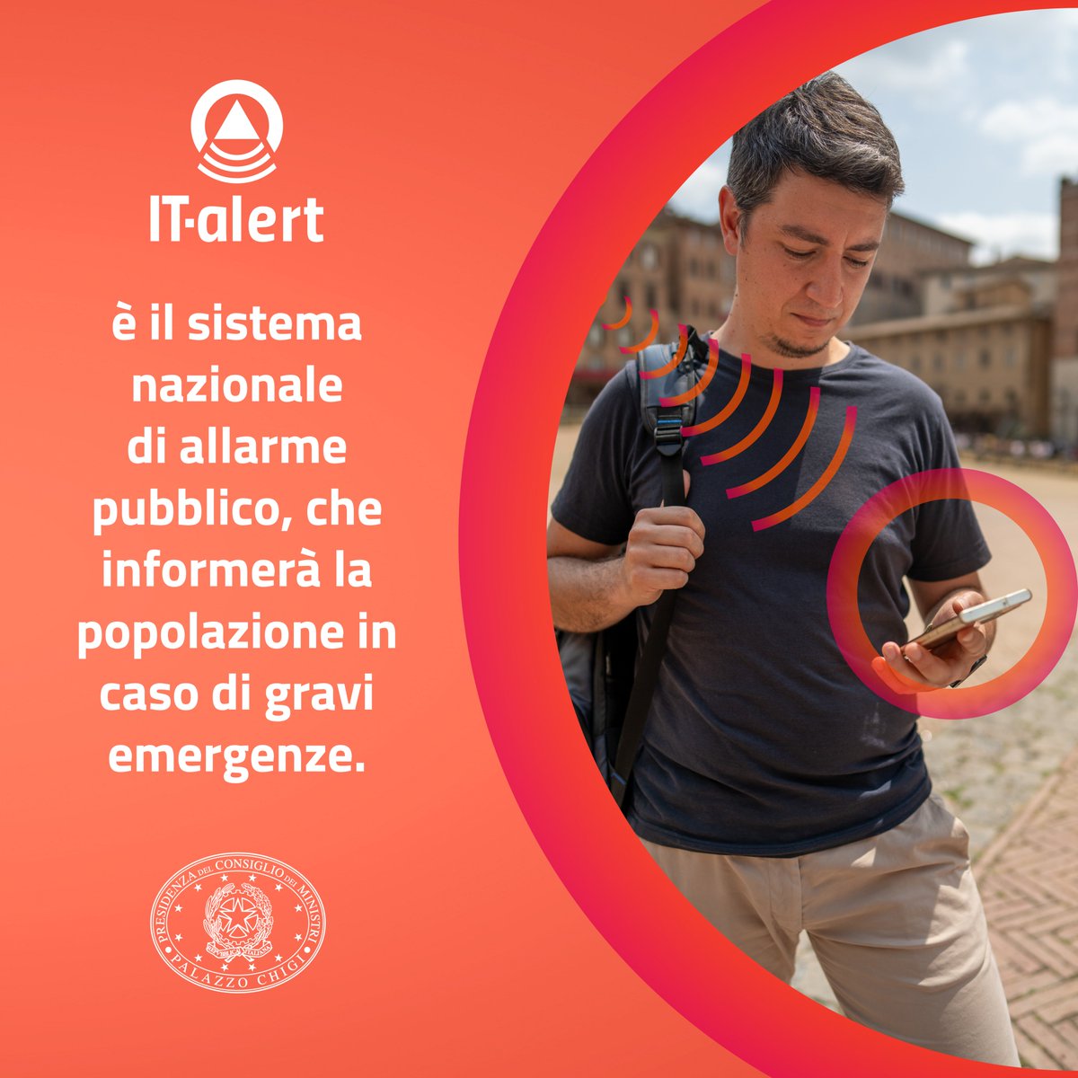 italertgov's tweet photo. 🔔In programma martedì #26settembre, intorno alle ore 12, un test #ITalert.
Se ti troverai in:
🔵 Provincia Autonoma di Trento
🔵 Abruzzo
o nelle aree limitrofe, riceverai sul tuo cellulare un messaggio.
👉🏻 Clicca e compila il questionario.
https://t.co/S7DhoWfs4x https://t.co/GFGhqK8bZH