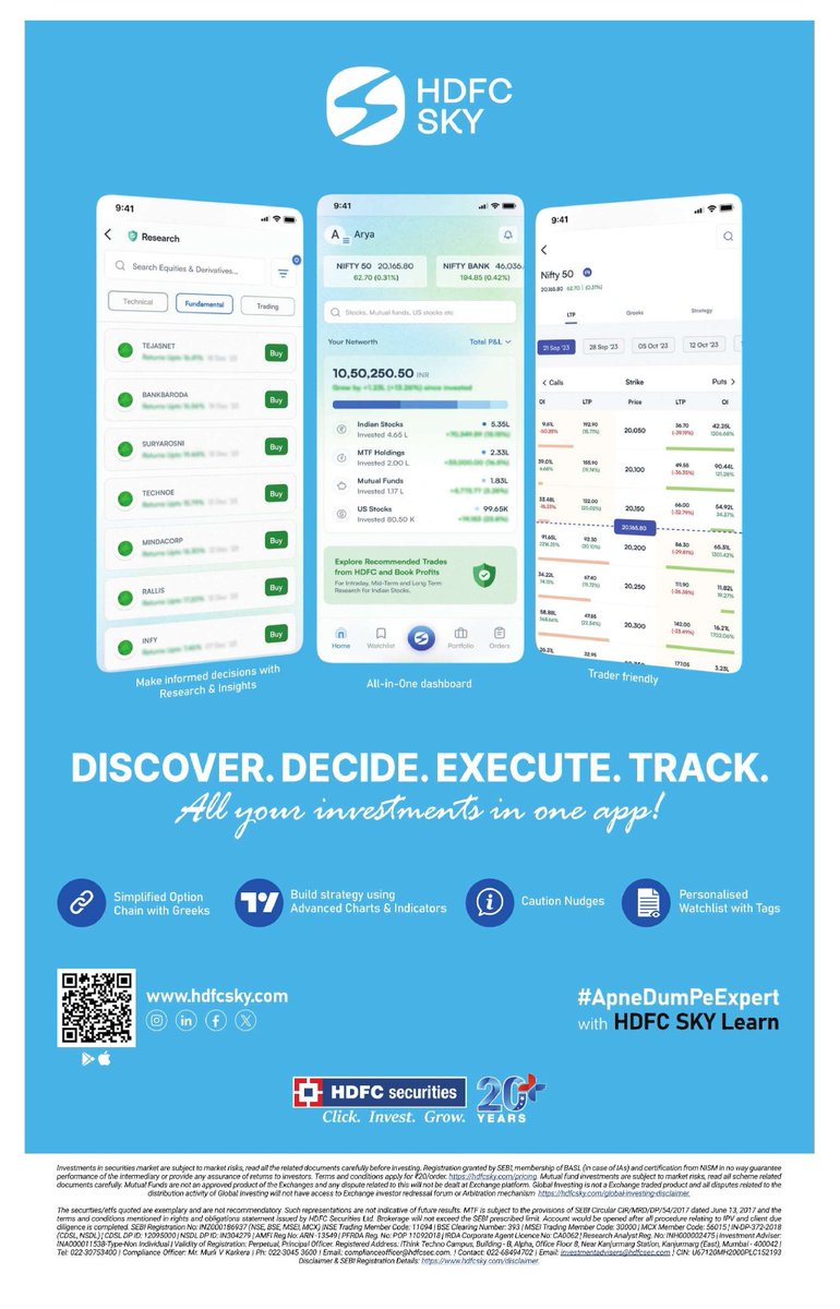 TradelabTech's tweet photo. Today, we are incredibly proud to announce the launch of the @HdfcSky, a project we've poured our heart and soul into. It's been an incredible journey and we want you to join us in celebrating this milestone with the live #launch at 2PM today!: 

https://t.co/JiKBToDpYH

#Hdfcsky https://t.co/5L8dNQTF0c