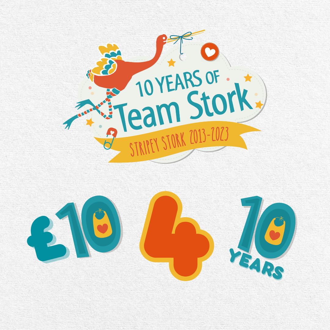 StripeyStork's tweet image. Today as we celebrate our 10 years, we&apos;ll be launching our ‘£10 for 10’ campaign, a way for you to help power Team Stork into the next 10 years. Please consider setting up a regular donation of £10 to help support our work with families in Surrey. cafdonate.cafonline.org/9010#!/Donatio…
#10For10