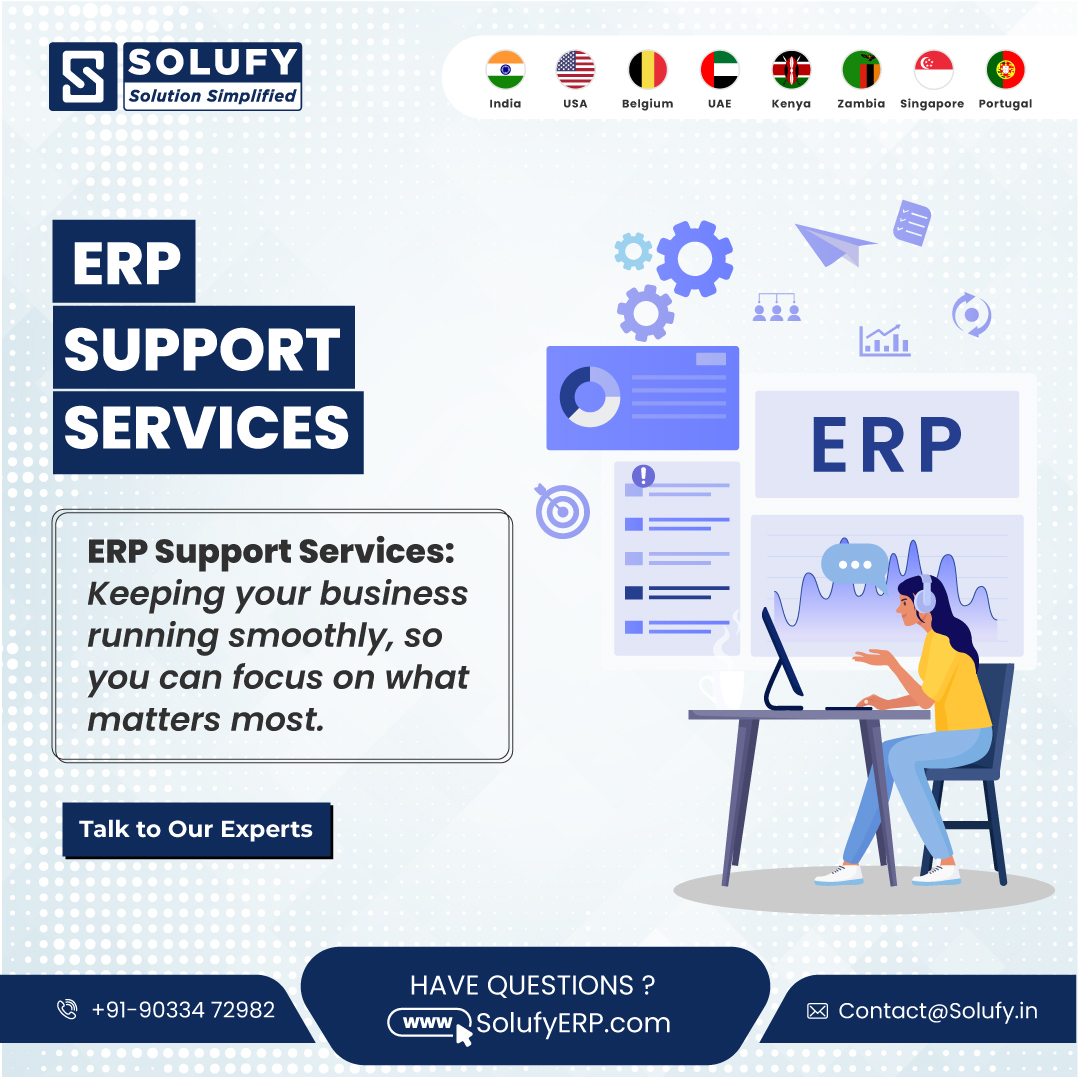 Get 24/7 expert #ERPSupport from #SolufyERP ! We provide updates, maintenance, and troubleshooting to keep your #ERPsystem optimized and secure. Stay focused on your core business with us. #ERP #BusinessSupport

🌐  To Know More:
solufyerp.com/erpnext-servic…
#ERPSolution #ERPSupport