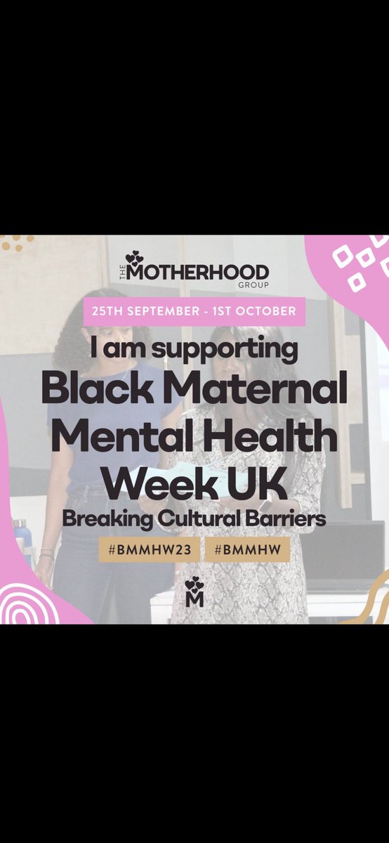 #BMMHW23 Raising awareness, highlighting disparities. A wk of thought provoking conversations, listen & learn, as this matters everyday the appalling facts #MBRRACE missing voices 💔