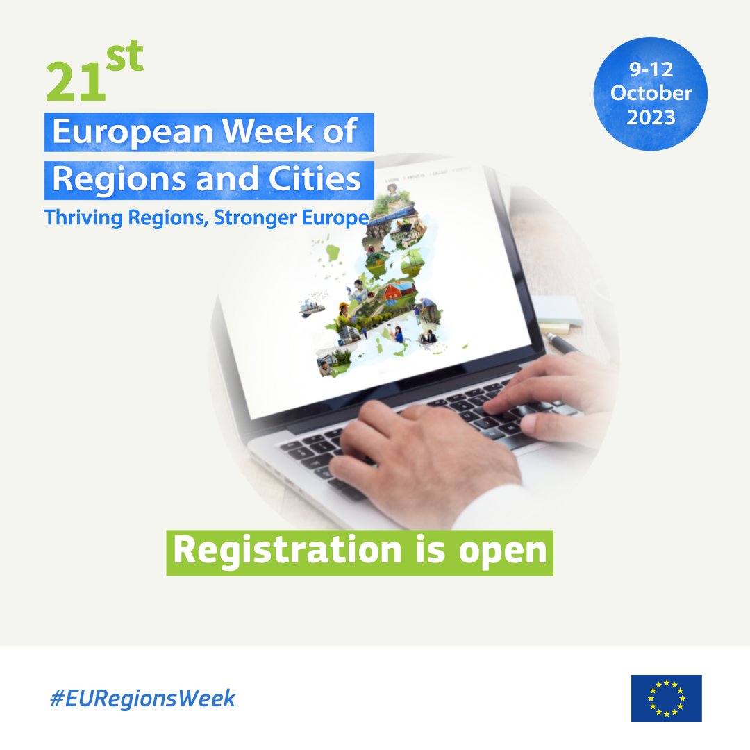 Seats at this year's #EURegionsWeek are filling up fast. Reserve YOURS now.

Don't miss the⏰ last chance to attend the sessions on your radar.

👉 europa.eu/!FPBVy7