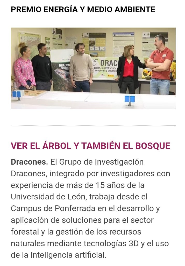 floralvareztab1's tweet photo. Hoy recibimos el Premio #Innova del @diariodeleon
por nuestros trabajos de investigación y transferencia de digitalización del sector del #chopo con @GarnicaES
Y Bisques y Rios
#gemelosdigitales
#IA
#chopo4D
#Populus3D
#AppPopuli
https://t.co/tWDecprJAr https://t.co/UP4I7MccmZ