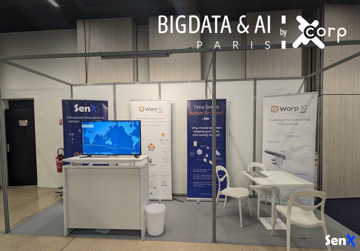 #BDAIP23 c'est parti ! 
Retrouvez-nous stand C23 pour parler gestion de vos séries temporelles et vous présenter notre nouvelle solution Active Archives 
#bigdata #innovation #data <a href="/bigdataparis/">BIG DATA & AI PARIS</a>