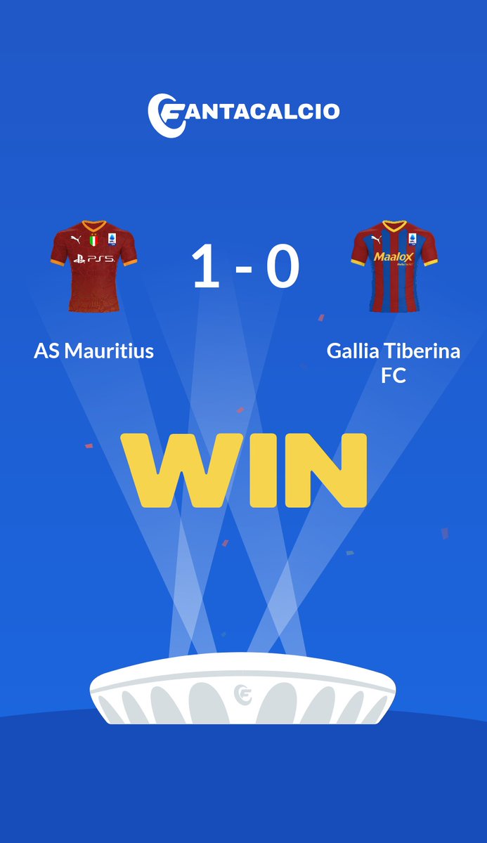 AS_Mauritius's tweet photo. #mauritius #Fantacalcio12 coppa 2^ giornata https://t.co/hy4QbsCTH4