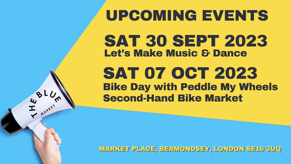 The Blue Market, Bermondsey, London SE16 3UQ tweet media