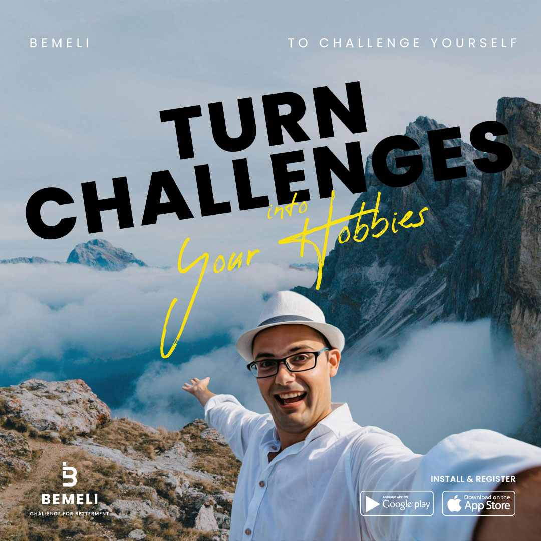 bemeliapp's tweet photo. Step out of your comfort zone and turn every hobby into a new challenge! Spice things up with BEMELI!

Play Store: https://t.co/PZRweYcPCH
App store: https://t.co/L67JwM9sU2

#bemeli #socialmedia #engagementtips #socialengagement #SocialMediaImpact #positiveimpact #positiveimpact https://t.co/UjwL0DjYf2