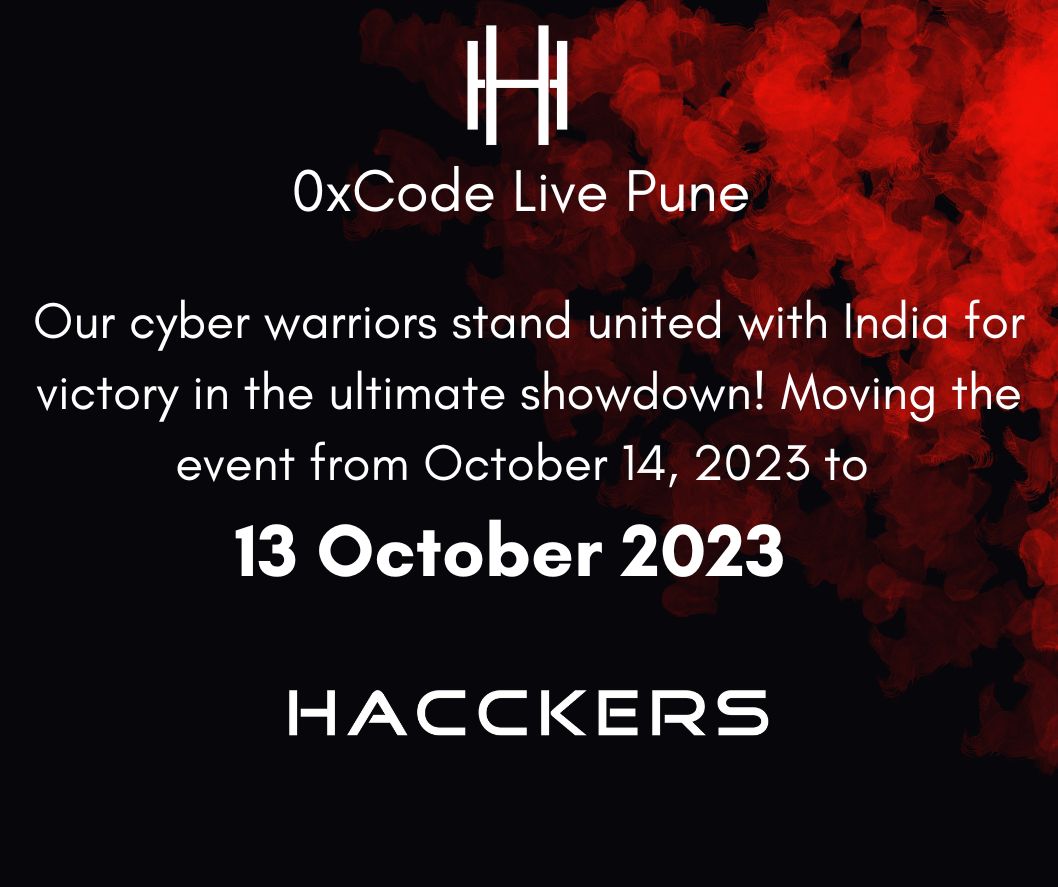 fiiveeyes's tweet photo. Important Update! Our event date is shifting from Oct 14th to Oct 13th, 2023. Why? Because our Indian cricket hackers are ready to work their magic against Pakistan! Don't miss the excitement on this new date! Mark your calendars for Oct 13th! #0xCodeLive2023 #CricketMagic https://t.co/na1gUrj5aP