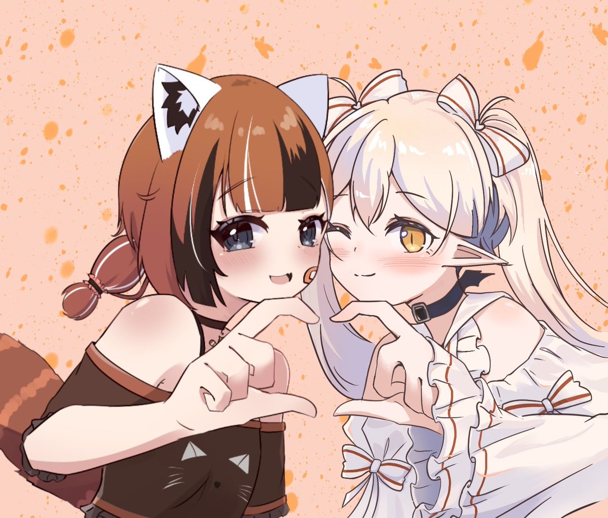 SHNCvtHZS's tweet photo. 【可愛的看板娘公佈！】
歡迎 @toujichikai 還有可愛的吸血鬼Hulda
加入這個小���隊٩۹(๑•̀ω•́ ๑)۶
以後的各式場刊圖會由她們兩位作為固定班底喔喔喔

【圖片繪師】：
👇🏻 @Milk_Tea_1993  👇🏻 @tamasinekochan 跟同學支援 https://t.co/m7fe2uwmzU