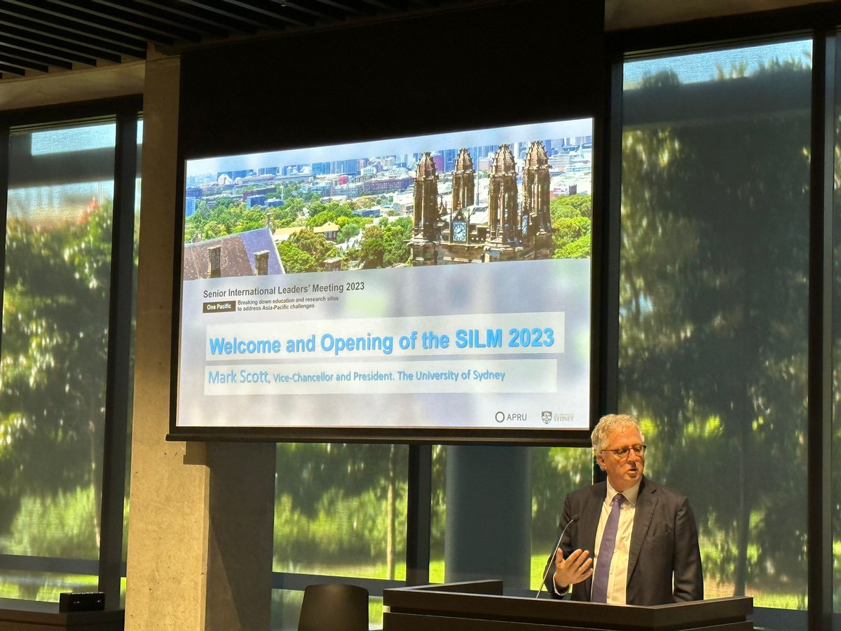 APRU1997's tweet image. It's a great pleasure to see our colleagues from APRU member universities gather at the @Sydney_Uni for the #APRU Senior International Leaders' Meeting. A big thanks to the University of Sydney for hosting this wonderful event!

#APRU #SIL2023 #Australia #Sydney