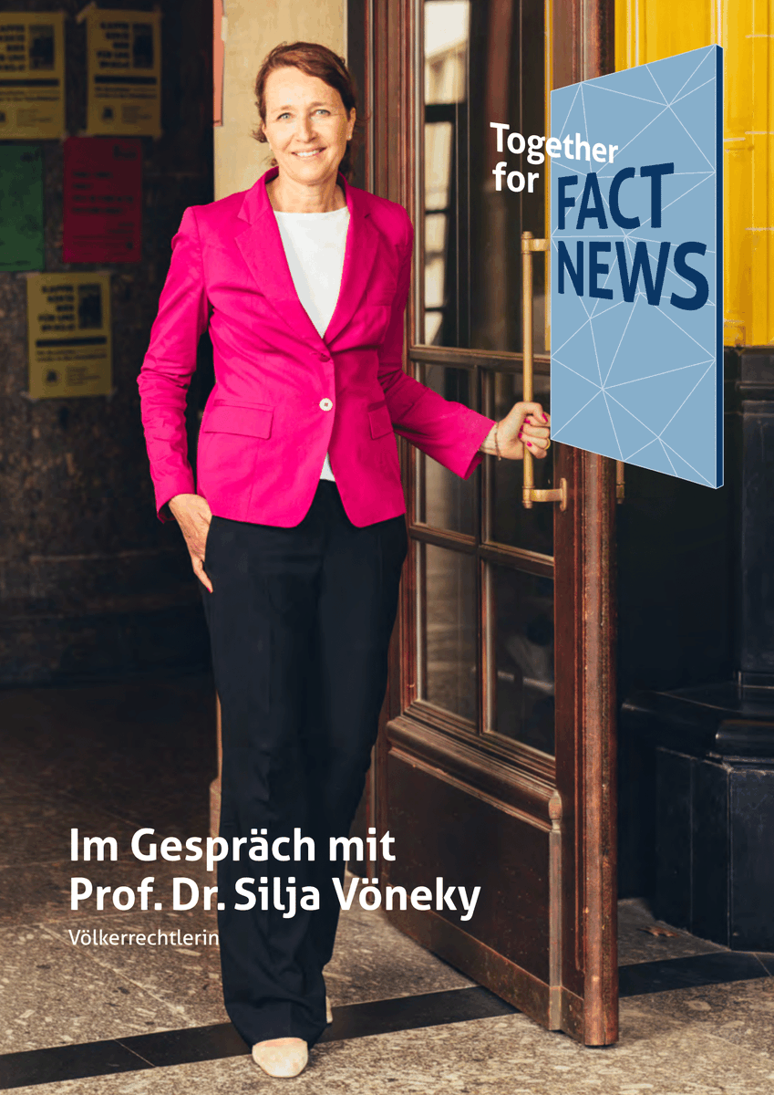 Together for Fact News (@facttogether) on Twitter photo „Ich bin für eine offene Debatte über Forschungsrisiken. Schauen, wo neuralgische Punkte liegen, um dann fair und proportional zu regulieren”, sagt Silja Vöneky, Völkerrechtlerin an der <a href="/UniFreiburg/">Universität Freiburg</a>, im Gespräch mit Volker Stollorz vom <a href="/smc_germany/">Science Media Center Germany</a>: together-for-fact-news.de/interview-voen… „Ich bin für eine offene Debatte über Forschungsrisiken. Schauen, wo neuralgische Punkte liegen, um dann fair und proportional zu regulieren”, sagt Silja Vöneky, Völkerrechtlerin an der <a href="/UniFreiburg/">Universität Freiburg</a>, im Gespräch mit Volker Stollorz vom <a href="/smc_germany/">Science Media Center Germany</a>: together-for-fact-news.de/interview-voen…