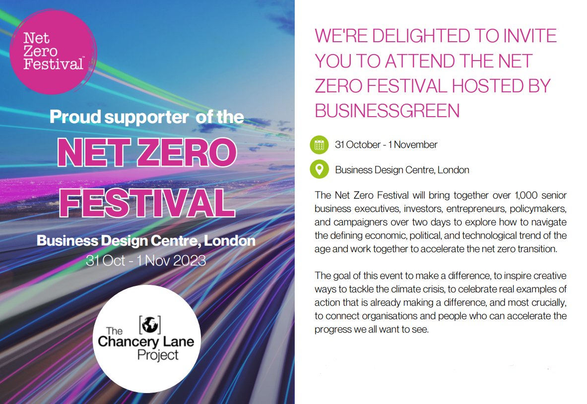 The Net Zero Festival is almost here! To secure your place, please RSVP: eventdata.uk/Forms/Default.…