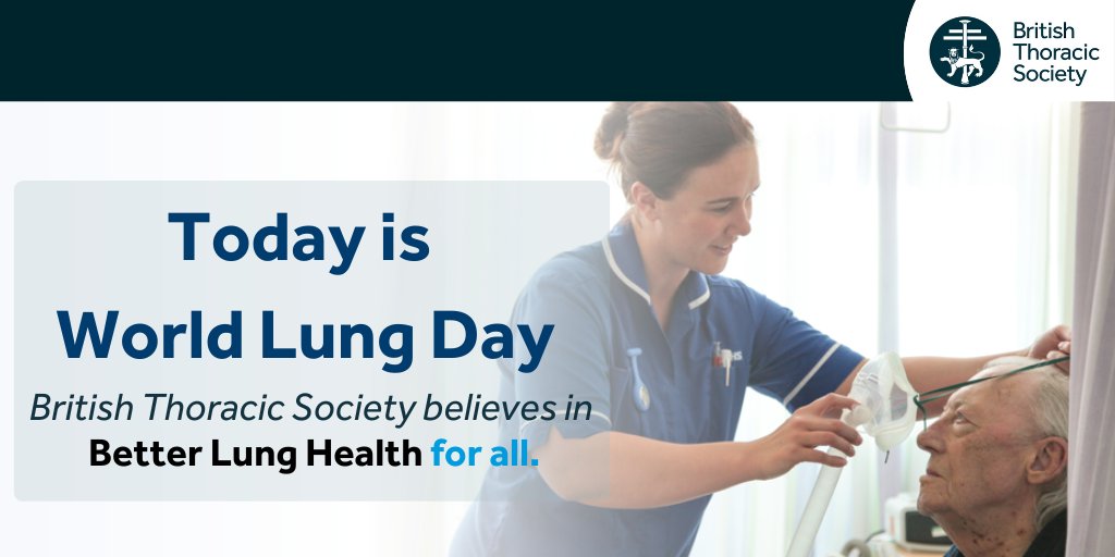 Today is #WorldLungDay. BTS aims to help improve lung health across the UK, supporting the respiratory workforce and the delivery of high-quality care for patients. A range of resources are available on our website for those working in respiratory health: brit-thoracic.org.uk
