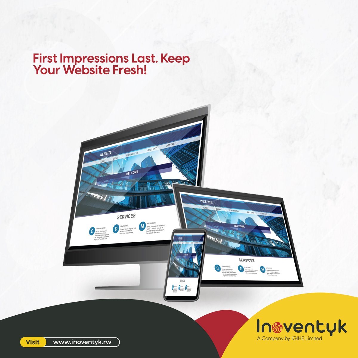 inoventyk's tweet image. A well-maintained website ensures a seamless user experience, and mirrors your brand&apos;s professionalism. Make website maintenance a priority!

Visit our website fore more information.

#websitemaintenance #digitalfirstimpression