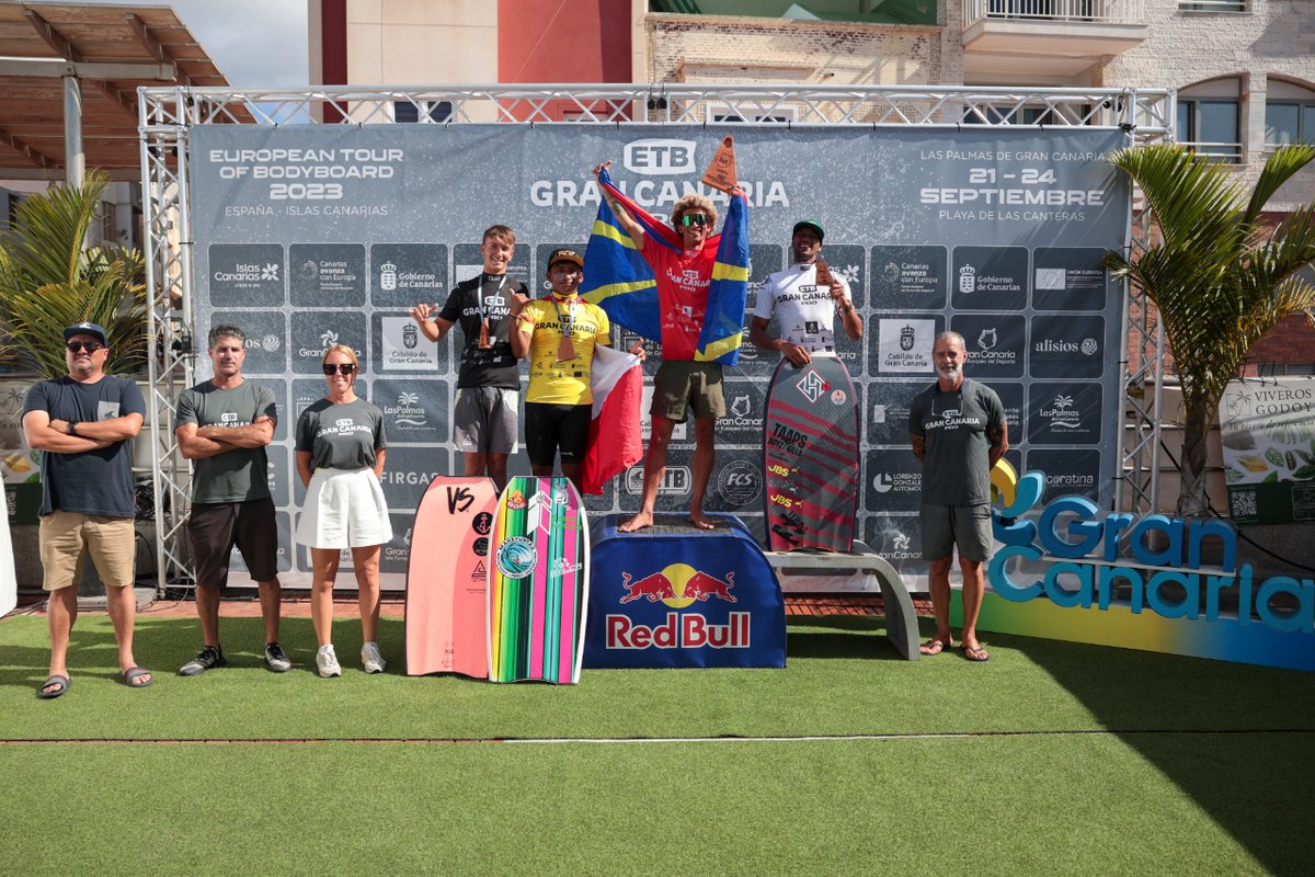 LpaVisit's tweet photo. 🌊La #GranCanariaPro2023 celebrado durante este fin de semana de las finales en las categorías Men, Women, Junior y Dropknee.
👏¡Muchas felicidades a los ganadores Robin Legros, Filipa Broeiro, Yubal Pérez y Amaury
Laverhne !
📎https://t.co/BMHQhbLQoF https://t.co/QDxmy0lYCc