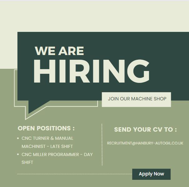 #HIRINGNOW  #MACHINISTWANTED #NEWJOB #APPLYNOW