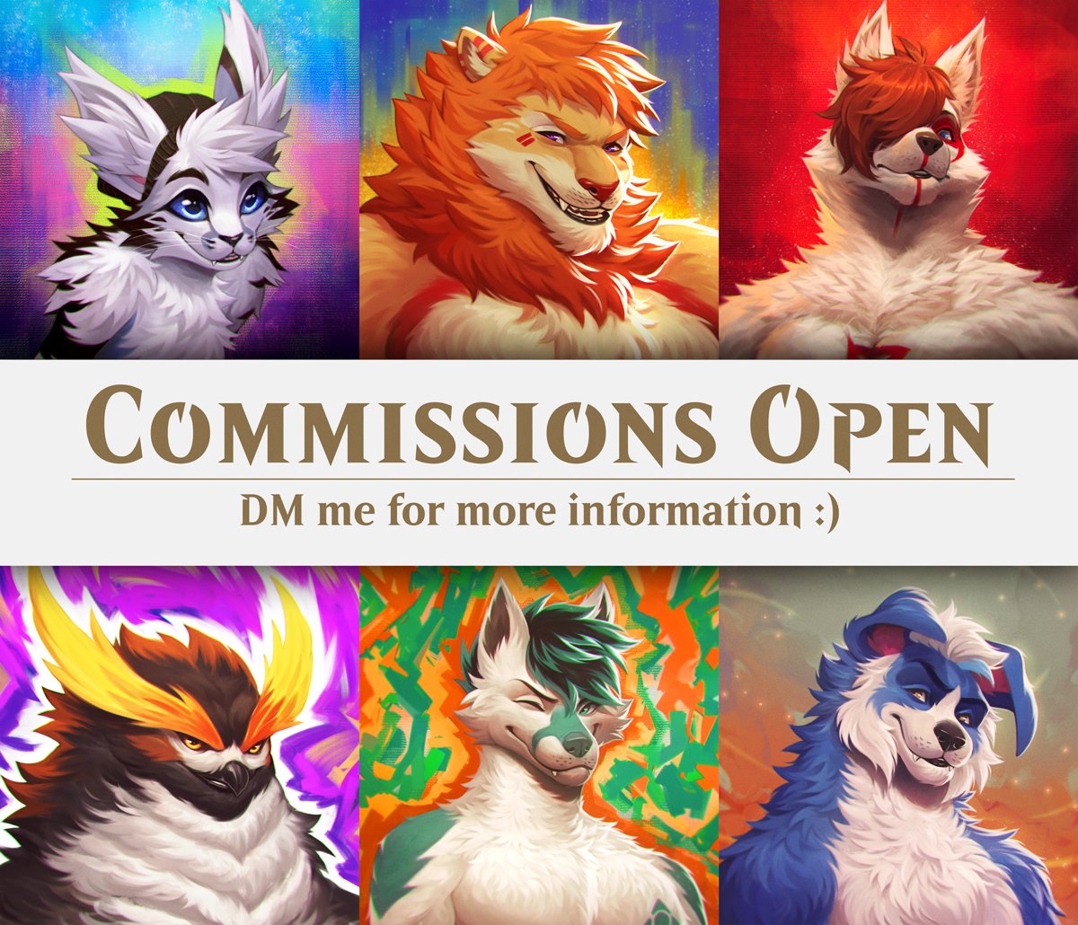 Hello everyone!

Finally, some commission slots are open, so if you want to grab one, just hit me on DM.✨

RTs are appreciated 🧡