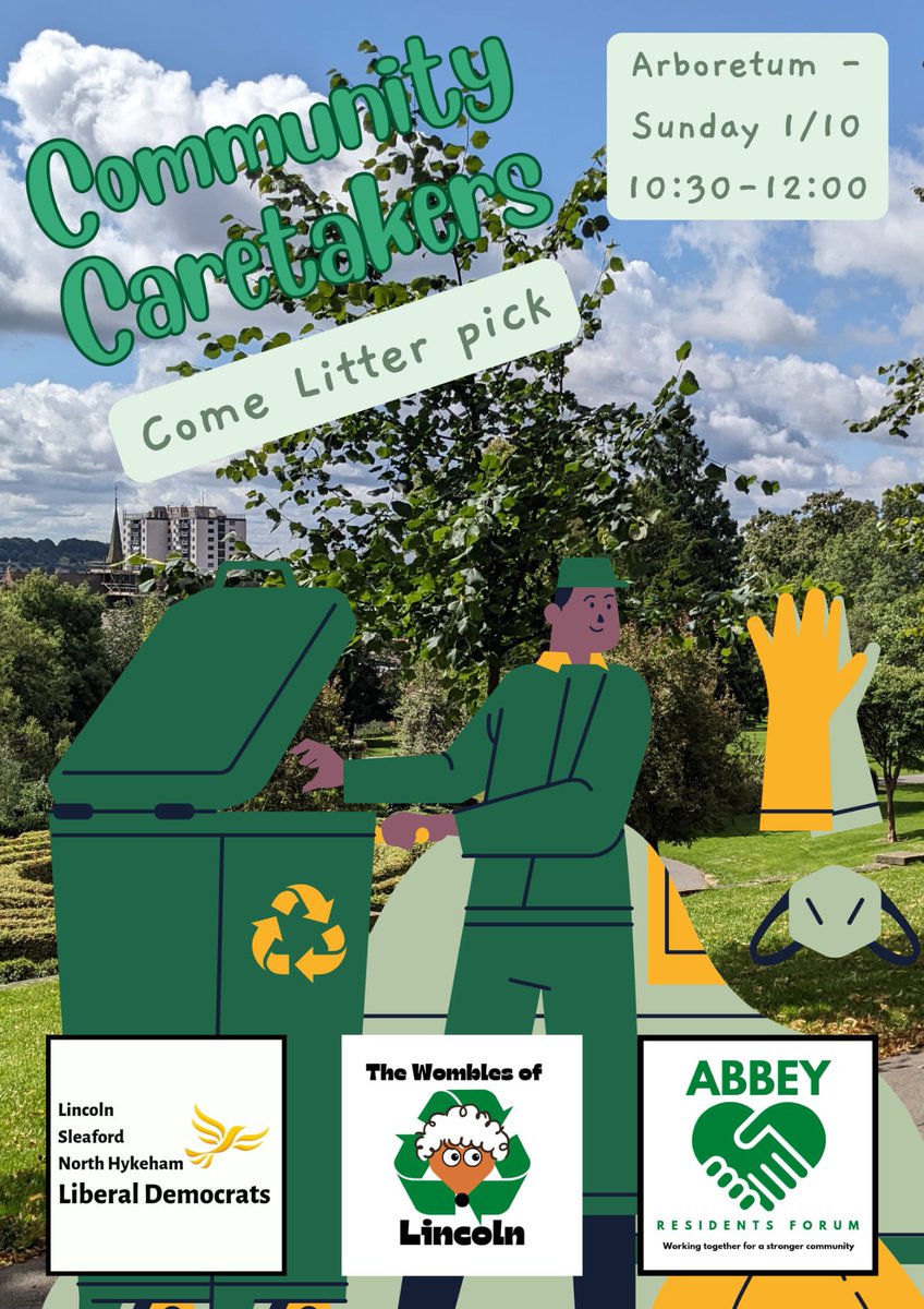 Abbey Lib Dems (@libdemsabbey) on Twitter photo We will be supporting <a href="/AbbeyForum/">AbbeyResidentsForum</a> on Sunday with the litter pick in the Arboretum. Please do come along and help if you can, or just come and say hello! Equipment can be provided. Everyone is welcome. We will be supporting <a href="/AbbeyForum/">AbbeyResidentsForum</a> on Sunday with the litter pick in the Arboretum. Please do come along and help if you can, or just come and say hello! Equipment can be provided. Everyone is welcome.