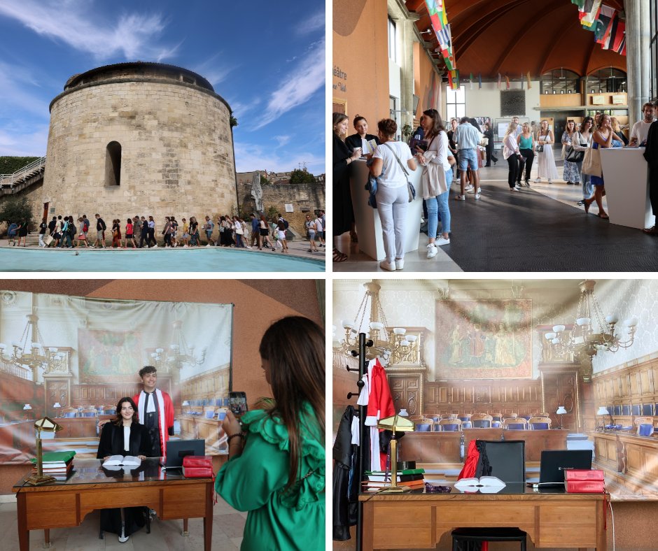 ENM_France's tweet photo. 📣 Plus de 3300 visiteurs à l’ENM ! Samedi 16.09 dernier, l’ENM a ouvert ses portes au public à l’occasion des #JEP2023. 🧒 Cette année, des établissements scolaires sont également venus dès le vendredi 15 à la découverte de l’École lors des Enfants du Patrimoine. https://t.co/SAwLjrM7UR