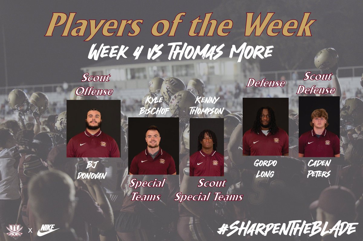 Our Week 4 Players of the Week

#SharpenTheBLADE ⚔️