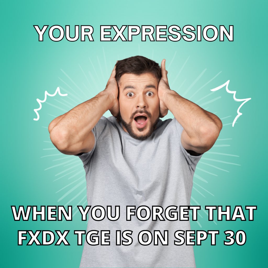fidesire19's tweet photo. I am highly anticipating @fxdxdex TGE and AirdropπΊπ».
I will be buying $FXDX at TGE on Sept 30, will you?π€
Of course you wonβt wanna miss an opportunity to change your lifeπ.
#FXDXMemeMagic https://t.co/y014kf9Bjz