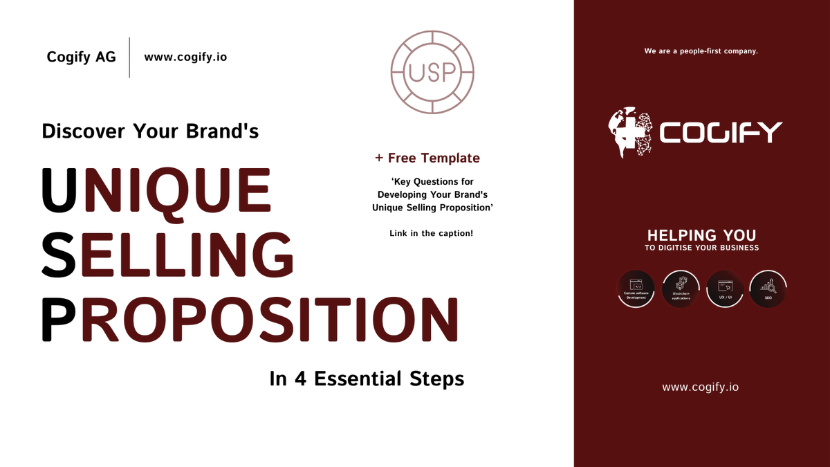 CogifyAG's tweet image. Don't miss out on this opportunity to set your brand apart! 🌟

Dive in 👉bit.ly/461sSxS

#BrandStrategy #USP #UniqueSellingProposition
#StandOut #Marketing