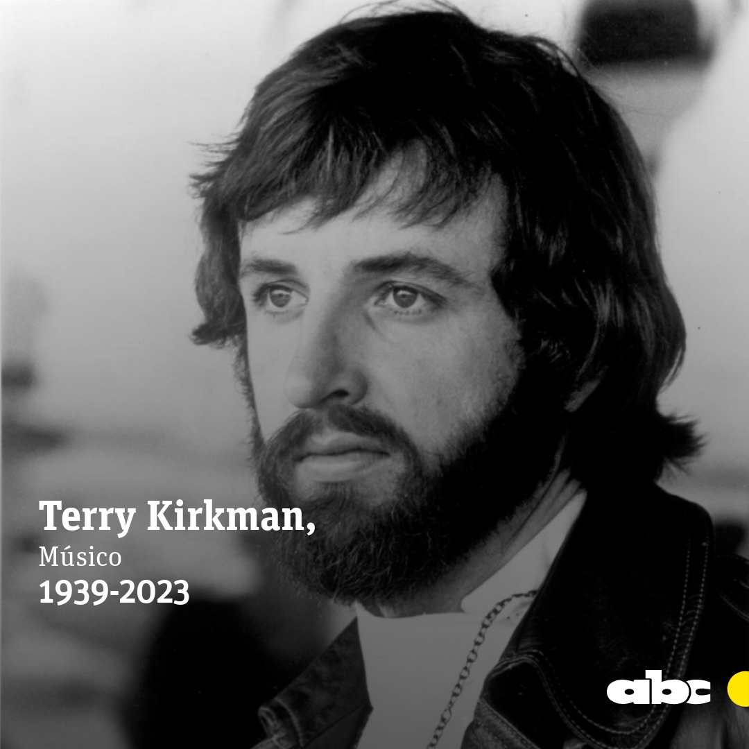 #ABCInmemoriam Terry Robert Kirkman falleció a sus 83 años 🏴

Vocalista principal del grupo folk rock The Association, conocido por sus éxitos 'Everything The Touches You' 'Cherish' entre otros. 

98.5FM🎧 Solo Éxitos.
📲abc.com.py/fm
