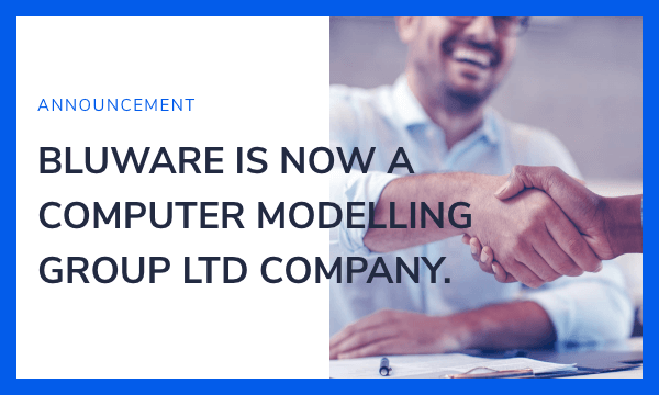 Bluware, a CMG Company (@bluwarecorp) on Twitter photo Today, we join <a href="/CMG_software/">Computer Modelling Group Ltd.</a> as a wholly owned subsidiary. CMG’s acquisition of <a href="/BluwareCorp/">Bluware, a CMG Company</a> will bring together differentiated technologies & expand product offerings to add value to energy customers.
bluware.com/news-pr/cmg-ac… Today, we join <a href="/CMG_software/">Computer Modelling Group Ltd.</a> as a wholly owned subsidiary. CMG’s acquisition of <a href="/BluwareCorp/">Bluware, a CMG Company</a> will bring together differentiated technologies & expand product offerings to add value to energy customers.
bluware.com/news-pr/cmg-ac…
