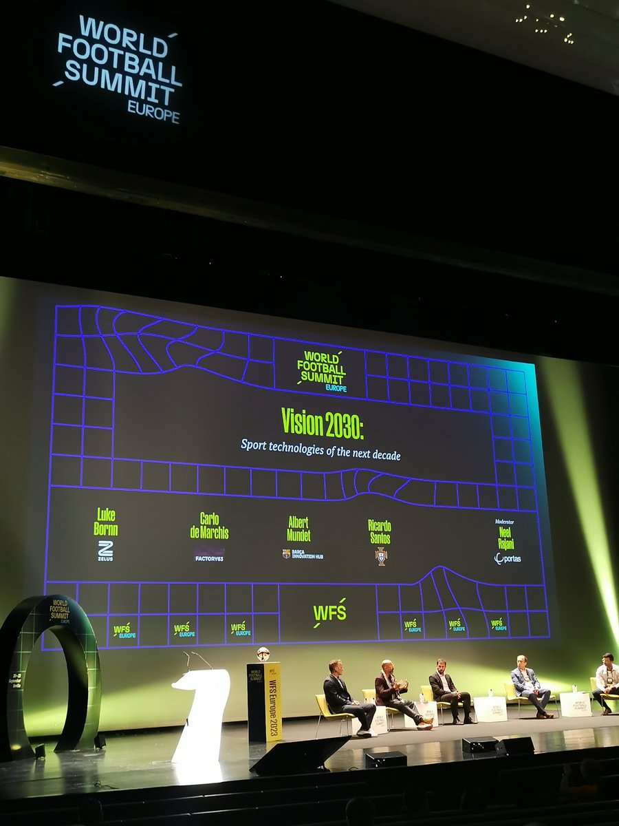 Last week the World Football Summit took place in Sevilla. 💻🇪🇸 From meeting experts, attending interesting keynotes to discovering the  newest (technology) trends in football industry: we returned with a bag  full of insights and inspiration! #WorldFootballSummit #WFS #Sevilla