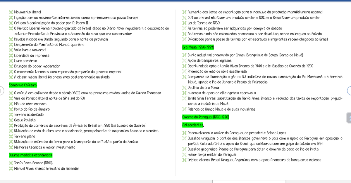 MELdicina's tweet image. ANOTAÇÕES DE BRASIL IMPÉRIO!
parte 1/2
todas essas anotações eu vou colocando no meu drive também em pdf. O drive tá no l1nktr3e da minha bio 💗